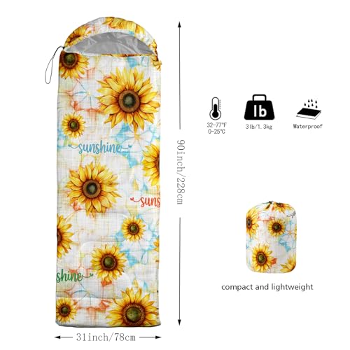 Image of QOOMO Camping Sleeping Bags,3 Season Warm & Cool Weather,Lightweight,Waterproof Sleeping Bags for Adults & Kids,Traveling,and Outdoors,Camping Gear Equipment