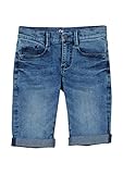 im Slim Fit s.Oliver Jungen Slim Fit: Bermuda-Jeans blue 170.BIG