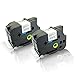 Produktbild 2x Schriftband kompatibel für Brother TZE-261 PTouch RL700 S TZ261 laminiert TZ-261 36 mm x 8 m Schwarz/Weiß - Touch Quantum Serie
