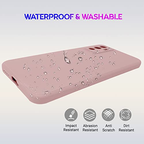 Image of LIRAMARK Silicone Soft Back Cover Case for Vivo V23e 5G / Vivo S10e 5G / Vivo Y75 4G (Silicone Pink)