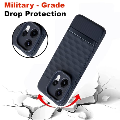 Image of Shockproof Case Compatible with Oppo Reno15 5G | Full Camera Protection | TPU Flexible Back Cover for Oppo Reno15 5G (Steel Blue)
