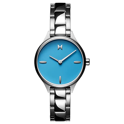 MVMT Reloj Analógico de Cuarzo para Mujer con Correa en Acero Inoxidable Plateada -...