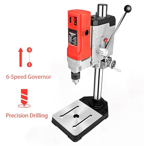 Mini perceuse à colonne 710W pour percer le fer sans dévier sur établi - 4