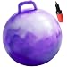 WALIKI TOYS Hopping Ball For Kids Ages 3-6 (Hippity Hop Ball, Hopper Ball, Bouncy Ball With Handles, Sit & Bounce, Kangaroo Bouncer, Jumping Ball, 18 Inches, Hurricane Purple, Pump Included)