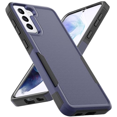 Image of MDCN for Galaxy S21 Plus Case: Dual Layer Protective Heavy Duty Cell Phone Cover Shockproof Rugged with Screen Protector - Military Protection Bumper Tough for Galaxy S21+ Plus 5G, Blue