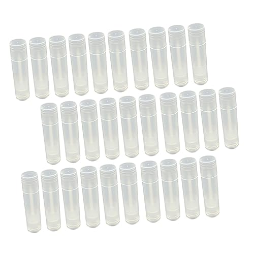 PLAFOPE 30個 口紅口紅チューブ クリアリップグロス キット 詰め替え可能 ライナー 輝く リップマスク 試験管 リップグローリーバーム 香油 色合い しわ 空のチューブ 染色 光沢 ペ