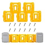 6er-Pack Batteriehalter für Dewalt 20 V/60 V Halterungen/Aufhänger/Dockhalter Passend für DCB200 DCB201 DCB202 DCB203 DCB204 DCB205 DCB206 DCB609 Batterie