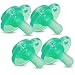 Nookums Paci-Plushies Replacement Pacifier 4 Pack (Green)