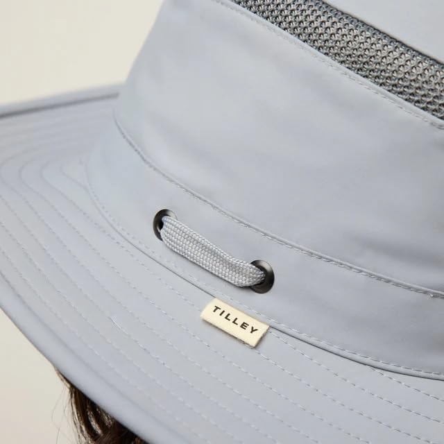 Image of Tilley Mens Womens LTM6 Broad Brim Extra Ventilation Sun Protection Airflo Bucket Sun Hat