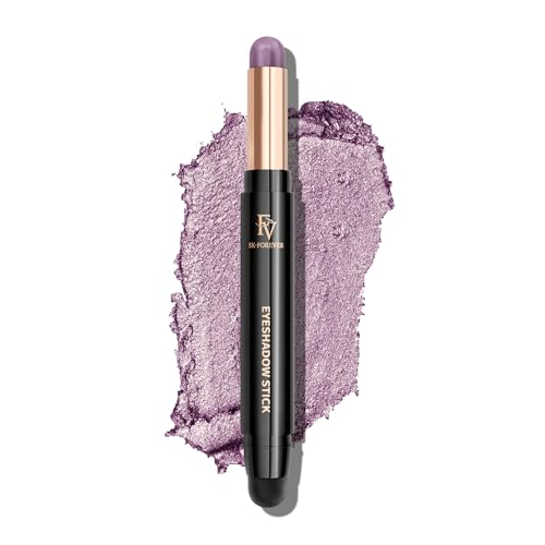 FV Barra de Sombra de Ojos Alta Pigmentación - Larga Duración, Resistente al Agua, Brillo Intenso, Amethyst Shimmer
