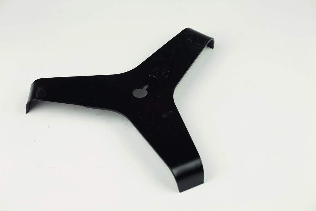 Couteau à débroussailleuse ratioparts 3 dents 300 mm noir pour couper les ronces