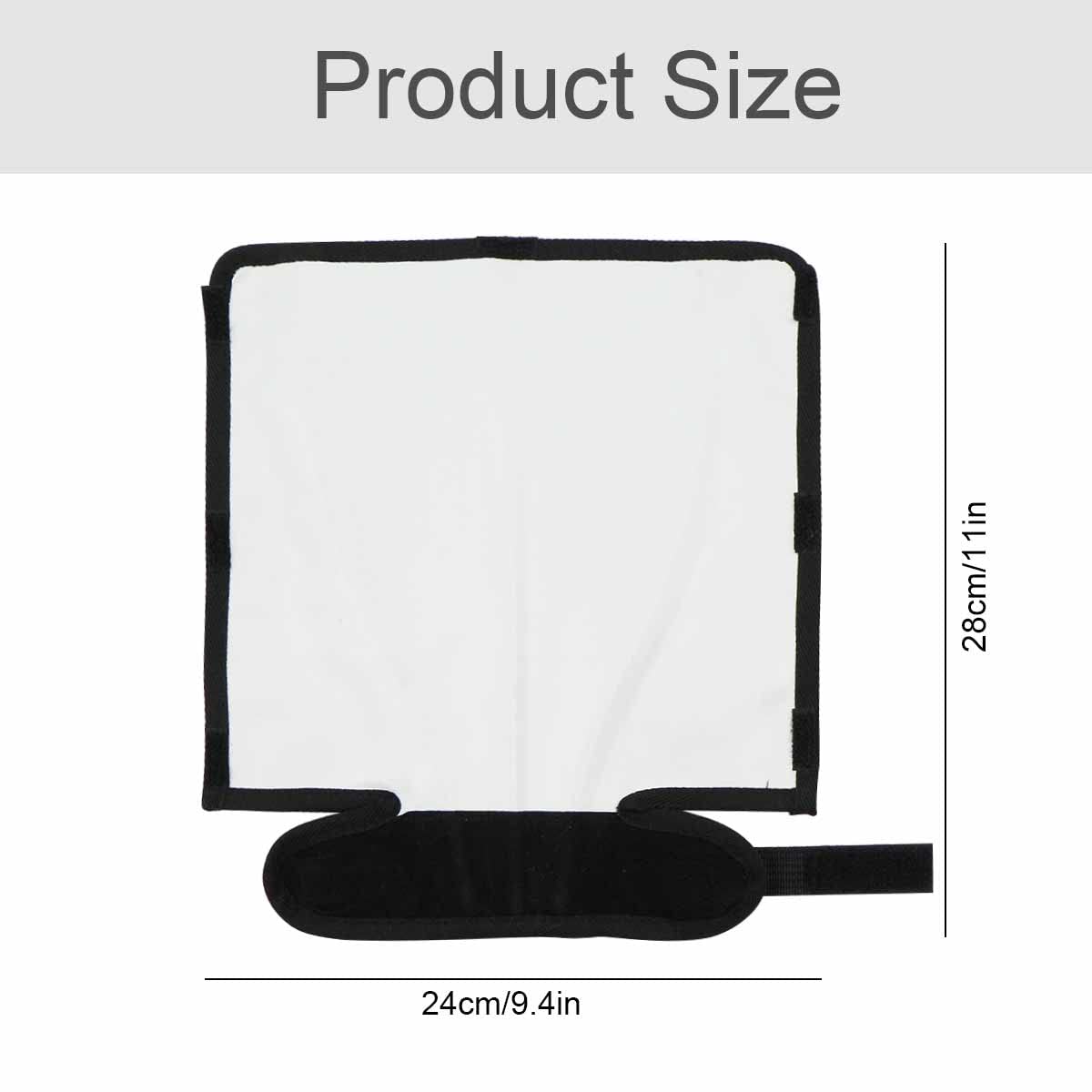 Dyfuzor błyskowy Flash Softbox – uniwersalny Bender do lampy błyskowej, giętki składany, do fotografii Speedlite, Strobe Light Studio, produkt portretowy, martwa natura, 25 x 22 cm, 1 szt