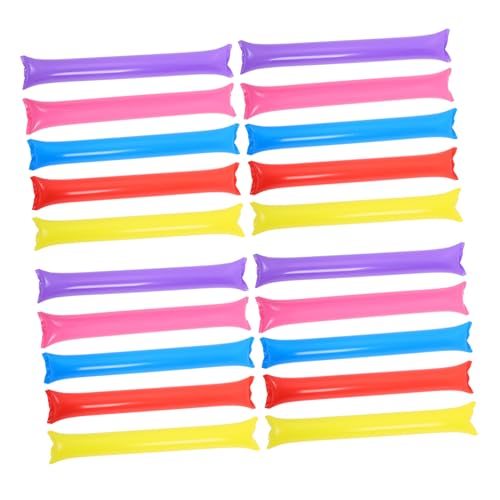 UKCOCO 30Pcs Inflatable Thunder Sticks Cheer Sticks Noisemakers for Sporting Events Birthday Parties Weddings and Celebrations Easy to Inflate Loud Sound