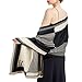 Aurolran Scarfs for Women Pashmina Silky Shawl Wrap for Evening Dressing Blanket Open Front Poncho Cape