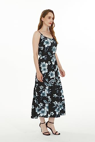 Image of Hawaii Hangover Family Matching Hawaiian Clothes, Midnight Bloom | Family matching Hawaiian outfits, Midnight Bloom, lightweight rayon, machine washable, tropical floral print, luaus, cruises