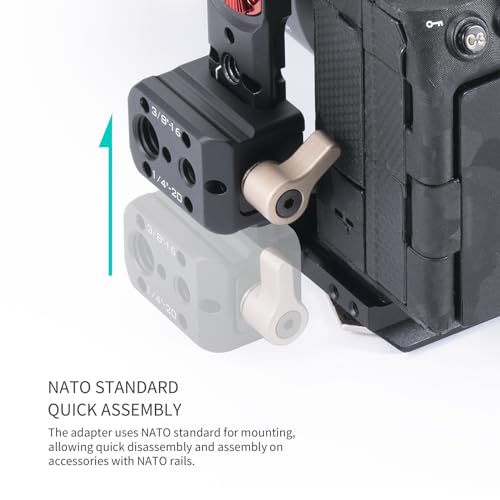 Tilta NATO Accessory Mounting Adapter - Black TA-NMA-B - Image 2