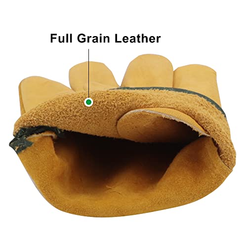 Tmzhistar Cowhide Leather Work Gloves For Men And Women,Gardening Gloves,Driving Gloves (Xl) #TOP2