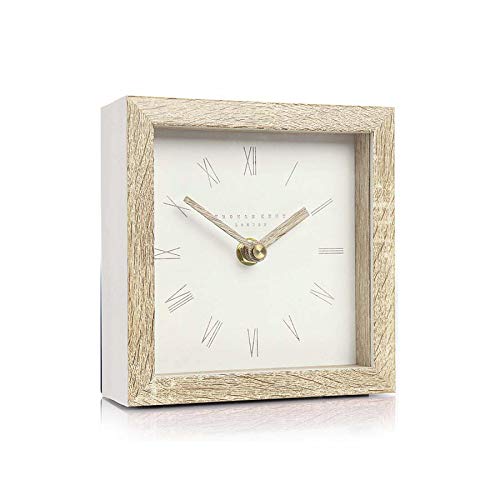 Reloj de mesa Thomas Kent Nordic marrón analógico pequeño de 12,7 cm 2