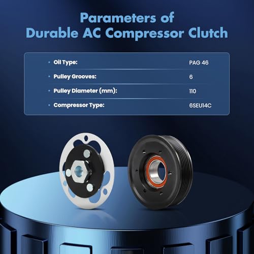 Image of ECCPP A /C Compressor Clutch 2015-2024 for Volkswagen Jetta for Golf 2.0L