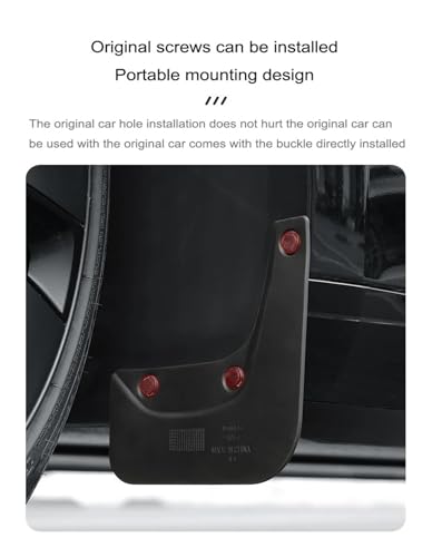 Garde-boue anti-boue pour Tesla Model 3 Highland 2024 : protégez vos bas de caisse - 6
