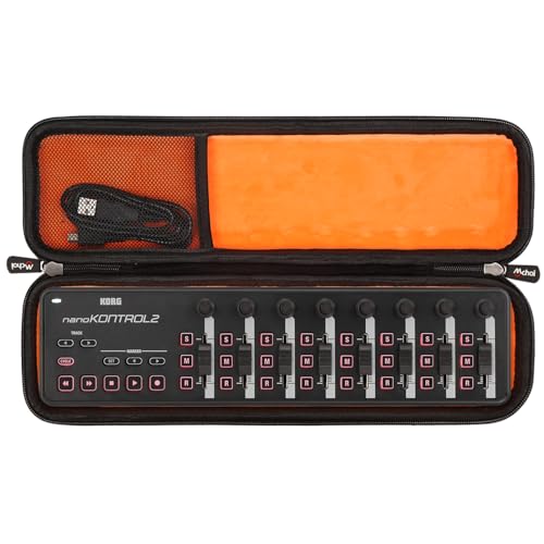 Mchoi Hard Portable Case Compatible with Korg nanoKONTROL2 Slim-Line USB Control Surface(Case Only)