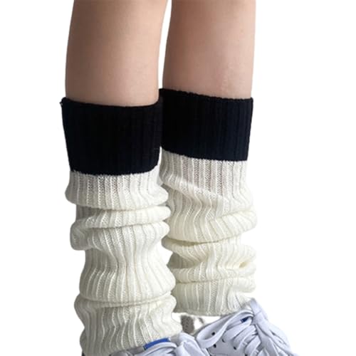 Knit Winter Warm Leg Warmers Long Socks Boot Cuffs Knit Leggings Stockings Knee Warmers Sleeve