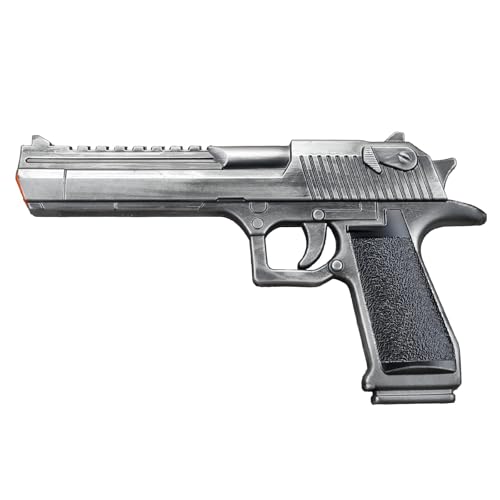 Munetoshi 12 Realistic Silver Desert Eagle Foam Game Pistol Replica Costume Cosplay Prop Anime