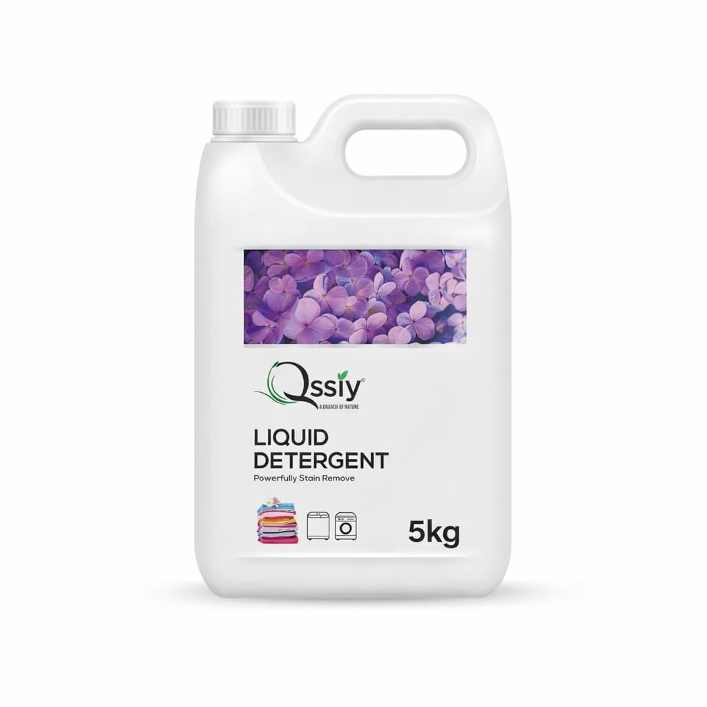 Qssiy 5L Liquid Detergent for Top & Front Load Washers