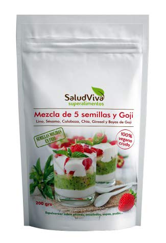 Salud Viva Mezcla 5 semillas y bayas de goji 200 g