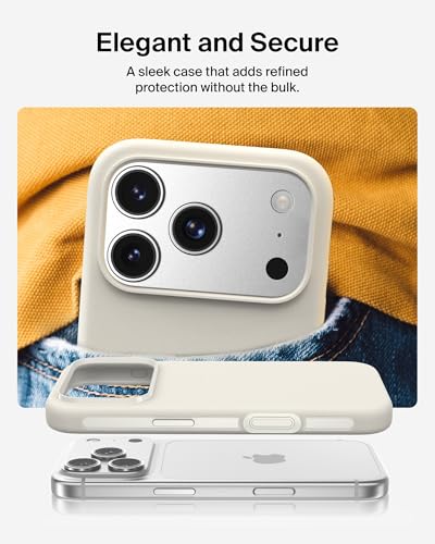 Belkin Capa para iPhone 17 Pro, protetora, compatível com MagSafe com revestimento tratado antiarranhões e anti-amarelamento, controle de câmera sensível ao toque – grau militar, design fino, à prova