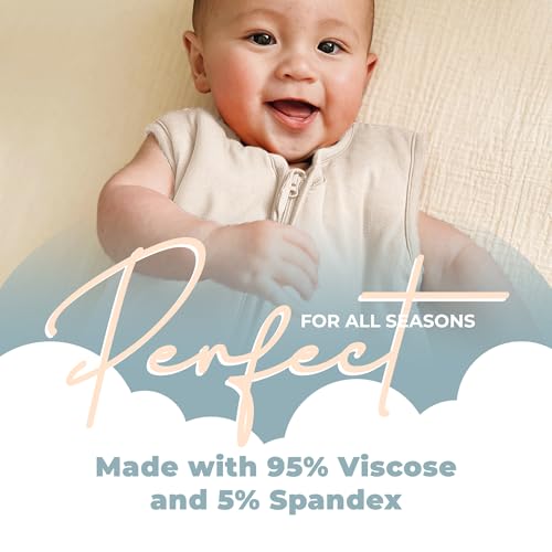 Image of Toddler Sleep Sack Sleeveless Wearable Blanket | Soft, lightweight design with adjustable foot cuffs, anti-slip grips, and all-night comfort for active little sleepers.