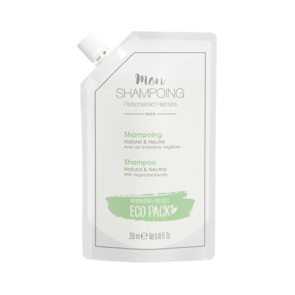 Mon Shampoing - refill pack Eco Pack natural shampoo with vegetable keratin – 250 ml without SLS / parabens/silicone
