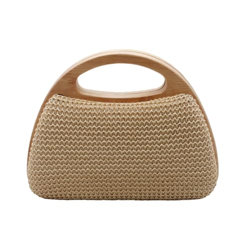 UMREN Straw Clutch Handbags Women Beach Crossbody Hand-woven Summ...