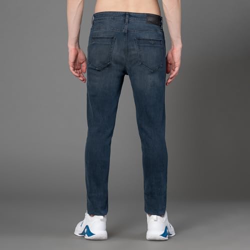 Image of Red Tape Denim Jeans for Men in Medium Blue| Denim Jeans