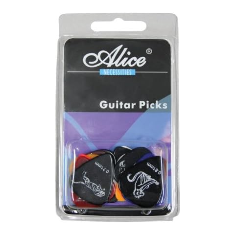 Celluloid Guitar Picks - Assorted gauges pack of 24 (animal themed design) Cover