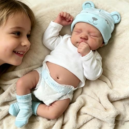 Muñeca Reborn Bebé Niña de Vinilo 18 Pulgadas con Accesorios miniatura 4