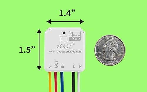Zooz 700 Series Z-Wave Plus Smart Relay Zen51 | Installs Behind Wall Switch Or At The Light | Compatible With Smartthings, Hubitat, And Home Assistant | Z-Wave Hub Required (Sold Separately) #TOP1