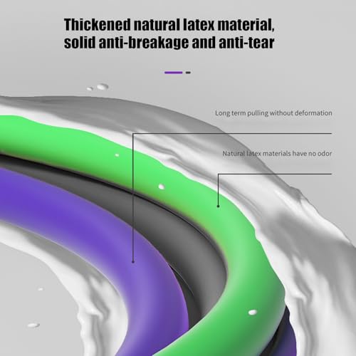 Bandes de résistance en latex naturel portable et ultra léger