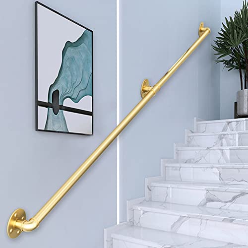 Rampe d'escalier métallique stable contre les risques de chute