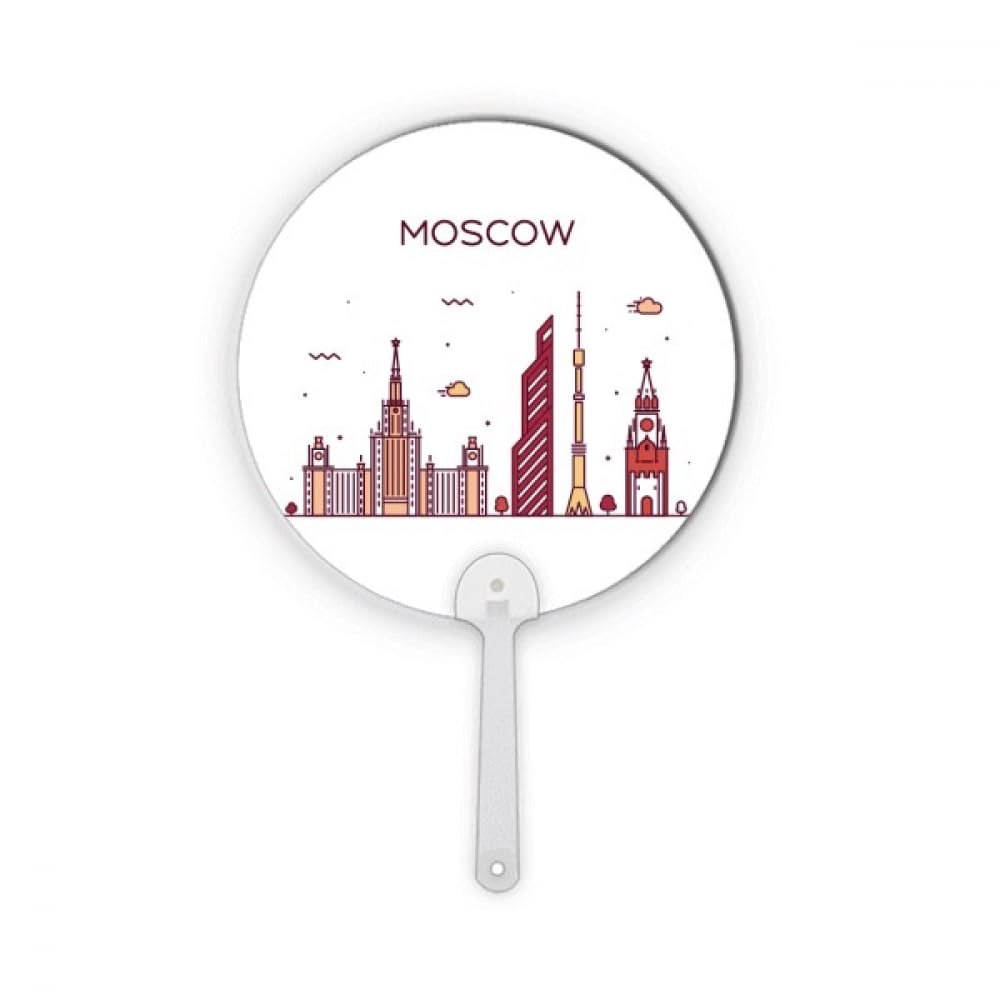 Plat rond Moscou Russie plastique : fini la déco fragile avec ce motif monument