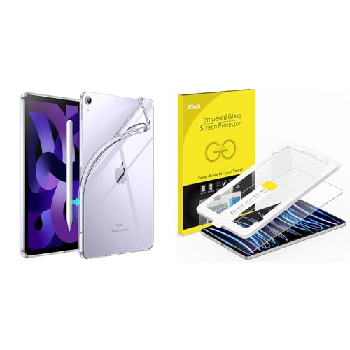 Funda iPad Air 5/4 JETech lote de TPU suave antideslizante con protector de pantalla