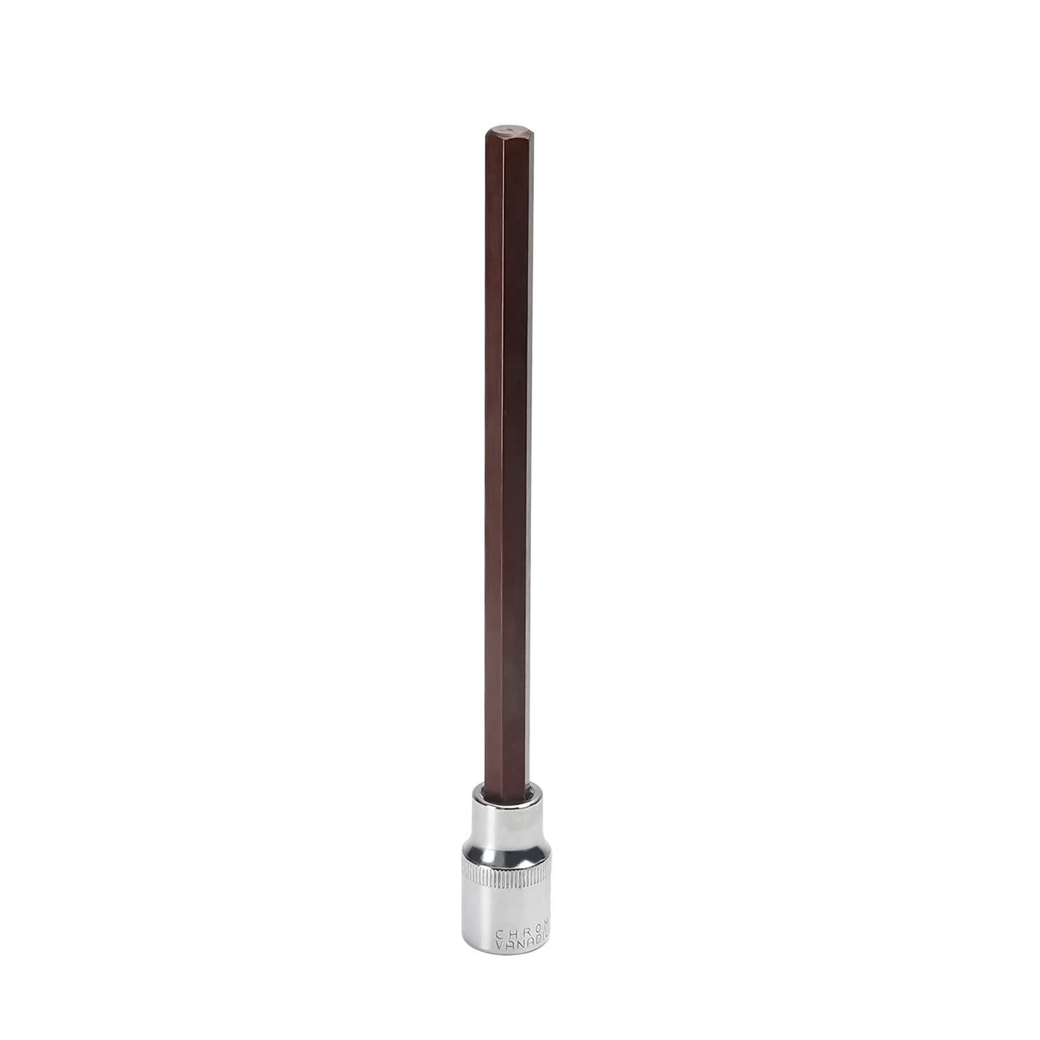Utoolmart Shank Diameter 1/2" Drive x 10mm Hex Bit Socket, 200mm Lengthen Metric, S2 Alloy Steel 1pcs