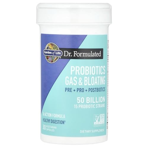 Garden of Life Dr Formulated Once Daily 3-in-1 Complete Prebiotics, Postbiotics & Probiotics for Women and Men - PRE + PRO + POSTBIOTIC Supplement for Gas & Bloating - 50 Billion CFU, 30 Day Supply - Image 5