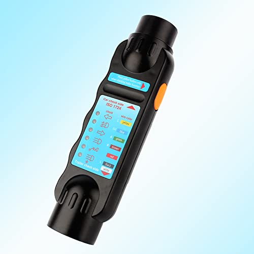 Image of 12V 7-Pin Trailer Tester Plug RV Connector Tester Plug Tool Socket Adapter for Trailer(European Specifications)