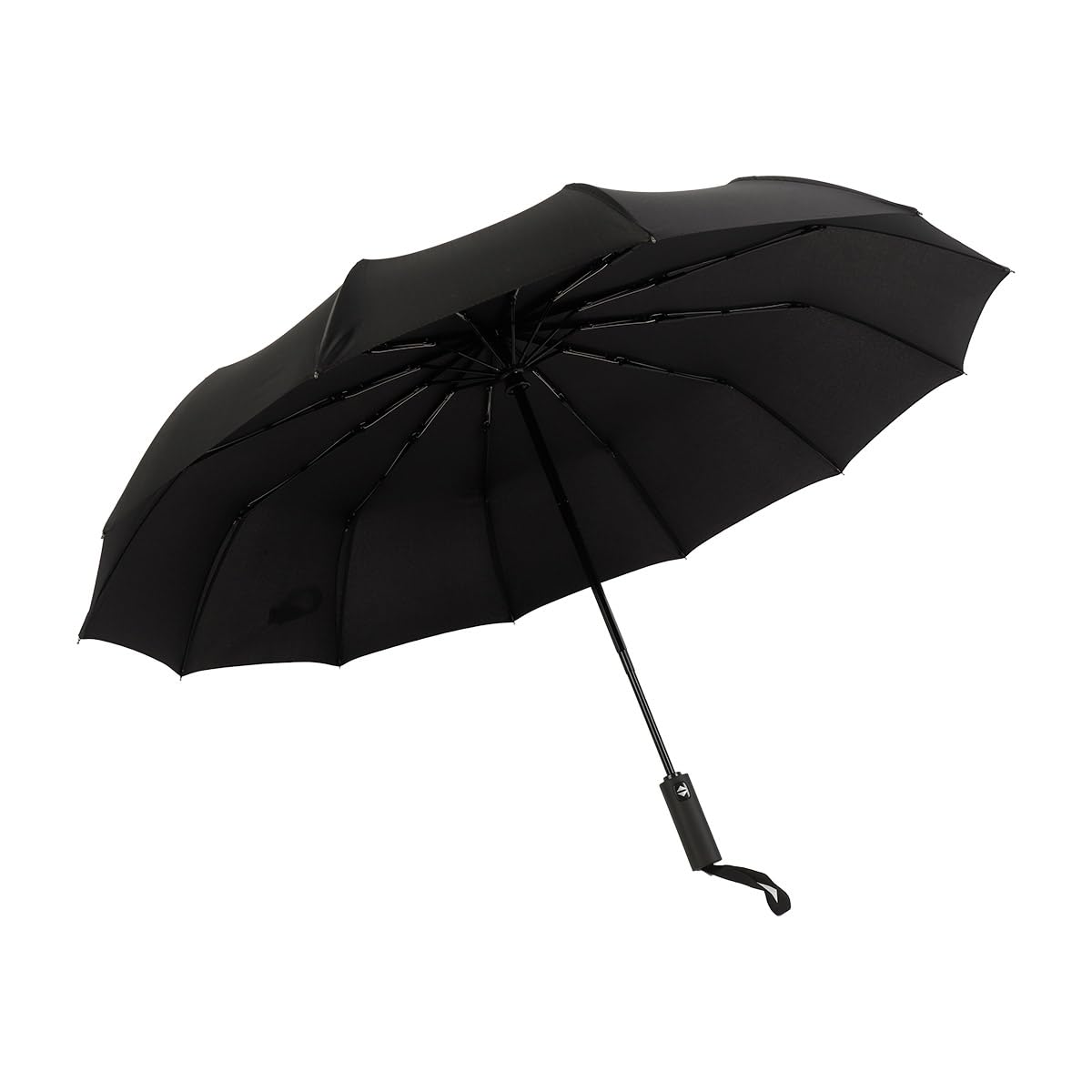 Large Rain Umbrella, 3 Folding Umbrella, Sturdy Windproof Umbrella, Automatic Opening and Closing, 12 Reinforced Ribs, Diameter 104cm, Quick Drying-image-2