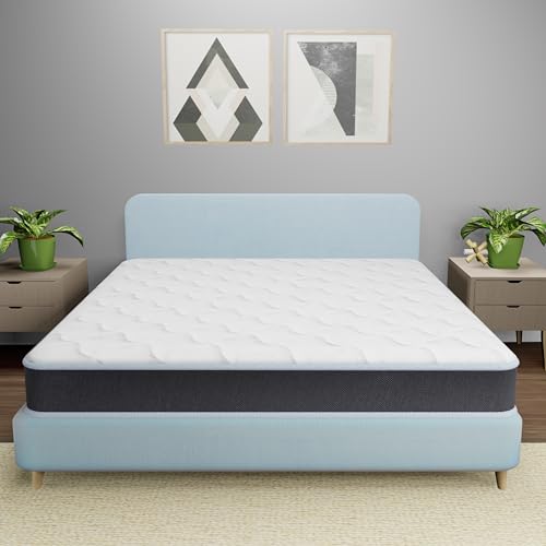 Image of Amazon Brand - Solimo RelaxLit Ortho Mattress | Orthopedic Mattress |Spine Support | Breathable Fabric | Firm Support |HD High Resillience Foam | Softi PU Foam Quilting |Queen Size|78x60x7 Inch