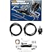 Bonbo 350HP Boat Outboard Hydraulic Steering System Kit Fits for Yamaha/Suzuki/Honda/Mercury/Nissan/Tohatsu, Including Hydraulic Steering Cylinder, Helm Pump and Cuttable Hose