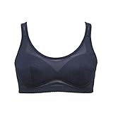 [ルシアン] スポーツブラ [部活ブラ] さらさらスーッと メッシュ 中学生 ガールズ 下着 ジュニアブラ ネイビー M