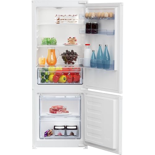 Beko BCSA240K3SN b100 Einbau-Kühl-/Gefrierkombination, 214 l Nutzinhalt,...