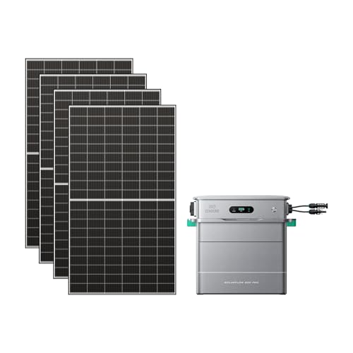Zendure Balkonkraftwerk mit Speicher, SolarFlow 800 Pro mit 2640W Solar Eingang, 1000W AC-Laden, 800W Ausgang, KI-Energie Management System, 1,92 kWh, 2000W Bifacial Solarmodule